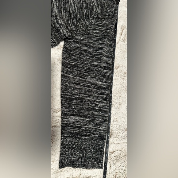 Alyx Heather Gray Asymmetrical Sweater Dress with Silver Buckle - Picture 6 of 9